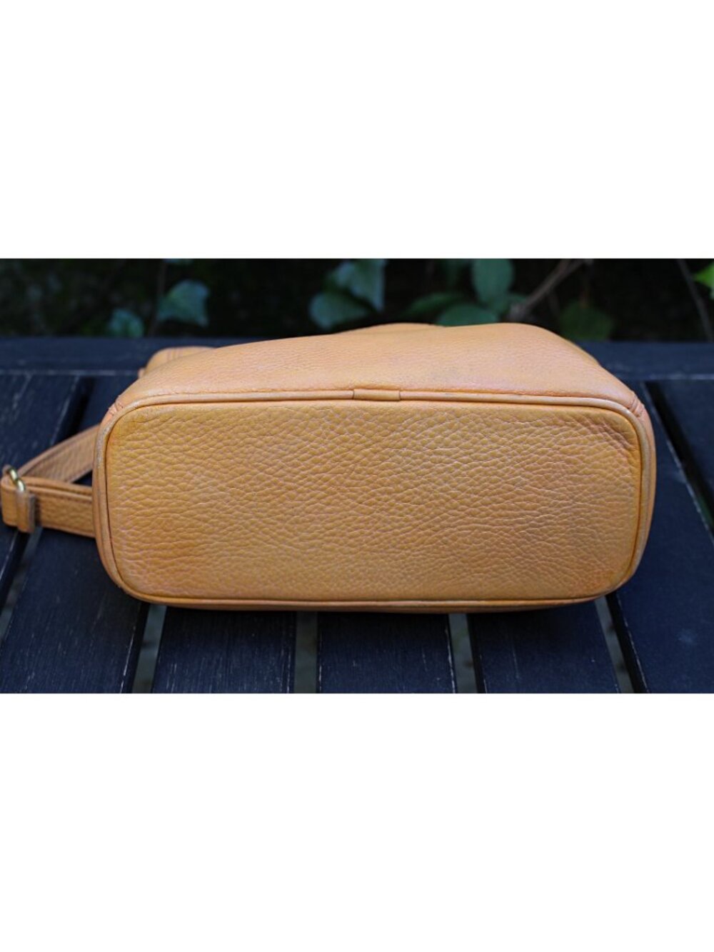 Coach Vintage - Sonoma Pocket Zip Natural Grain Bag 4924 -Marigold - Costa Rica - Picture 13 of 14